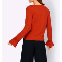 Designer-Merino-Kaschmir-Pullover, rot