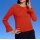 Designer-Merino-Kaschmir-Pullover, rot