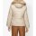 Designer-Steppjacke m. Webpelz, sand