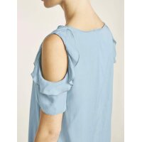Blouse with cut-outs, blue