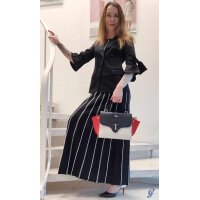 Designer-Blazer m. Schleifen, schwarz