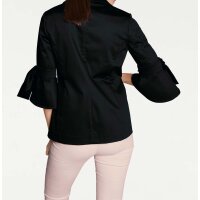 Designer-Blazer m. Schleifen, schwarz