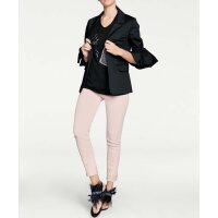 Designer-Blazer m. Schleifen, schwarz