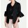 Designer-Blazer m. Schleifen, schwarz