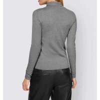Turtleneck sweater with merino wool, grey