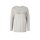 Designer-Kuschel-Pullover m. Zopfmuster, hellgrau