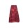 Panel print skirt, dark-red / rusty red