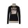 Shirt with print, black-camel