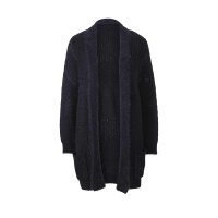 Strickjacke m. Pailletten, nachtblau