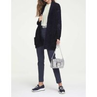 Strickjacke m. Pailletten, nachtblau