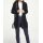 Strickjacke m. Pailletten, nachtblau