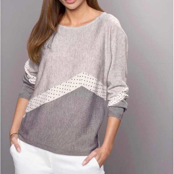 Sweter, szary kamienny / szary
