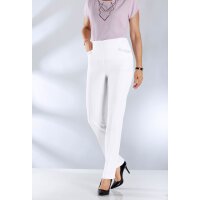 Optimizing stretch trousers, white