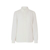 Designer-Bluse m. Puffärmeln, ecru