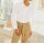 Designer-Bluse m. Puffärmeln, ecru