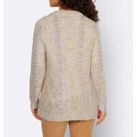 Cardigan, champagne- sky blue