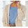 Cardigan, champagne- sky blue