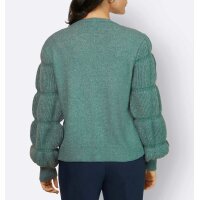 Grobstrick-Cardigan, jade
