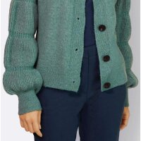 Grobstrick-Cardigan, jade