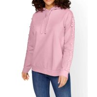 Sweater with lace, hortensia