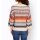 Jacquard sweater, beige-terra-blue
