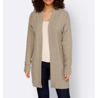 Cable knit cardigan, beige blend