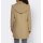 Designer-Wollkurzmantel m. Kapuze, beige
