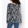 Sweter z nadrukiem, granatowo-jadeitowy