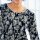Sweter z nadrukiem, granatowo-jadeitowy