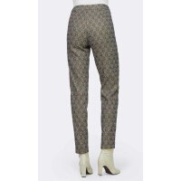 Designer-Jacquardhose, sand-jade