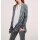 Feinstrickjacke m. Strass, grau