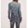 Feinstrickjacke m. Strass, grau