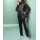 Designer-Outdoor-Steppjacke, schwarz