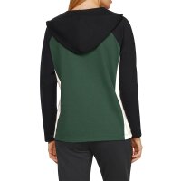 Designer-Sweatjacke m. Schriftzug, moos