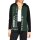 Designer-Sweatjacke m. Schriftzug, moos