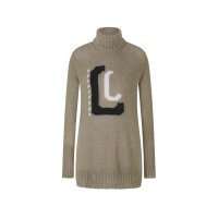 Turtleneck sweater, taupe