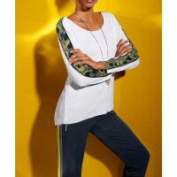 Jerseyshirt, ecru-bunt