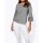 Bluse m. Spitze, grau
