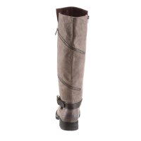Marken-Stiefel, taupe
