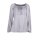 Blouse with lace, grey