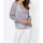 Blouse with lace, grey