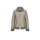 Lammnappa-Lederjacke m. Pelzimitat-Besatz, beige