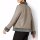 Lammnappa-Lederjacke m. Pelzimitat-Besatz, beige