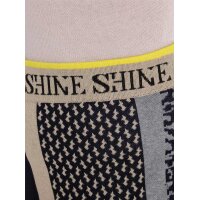 Jacquard-Strickrock, schwarz-hellgrau-gemustert