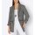 Blazer with shiny yarn, black-silver-blend
