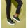 Stretch-Hose im Materialmix, schwarz