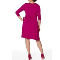 Wrap dress, fuchsia