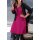 Wrap dress, fuchsia