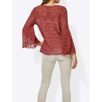 Spitzenbluse + Top, melone