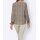 Bluse, beige-schwarz-bedruckt